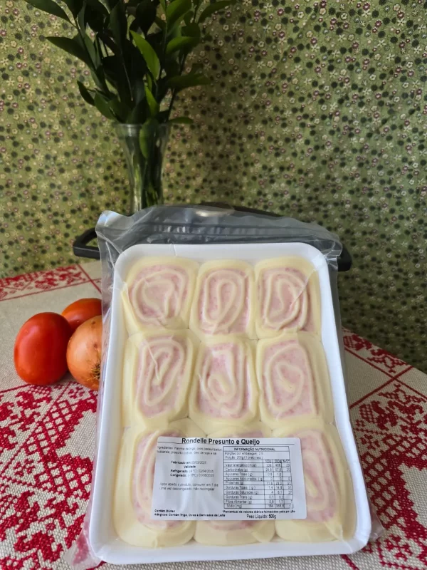 Rondelle Presunto e Queijo- 500g