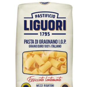 Massa seca italiana LIGUORI- Mezzi Rigatoni 500g- Itália