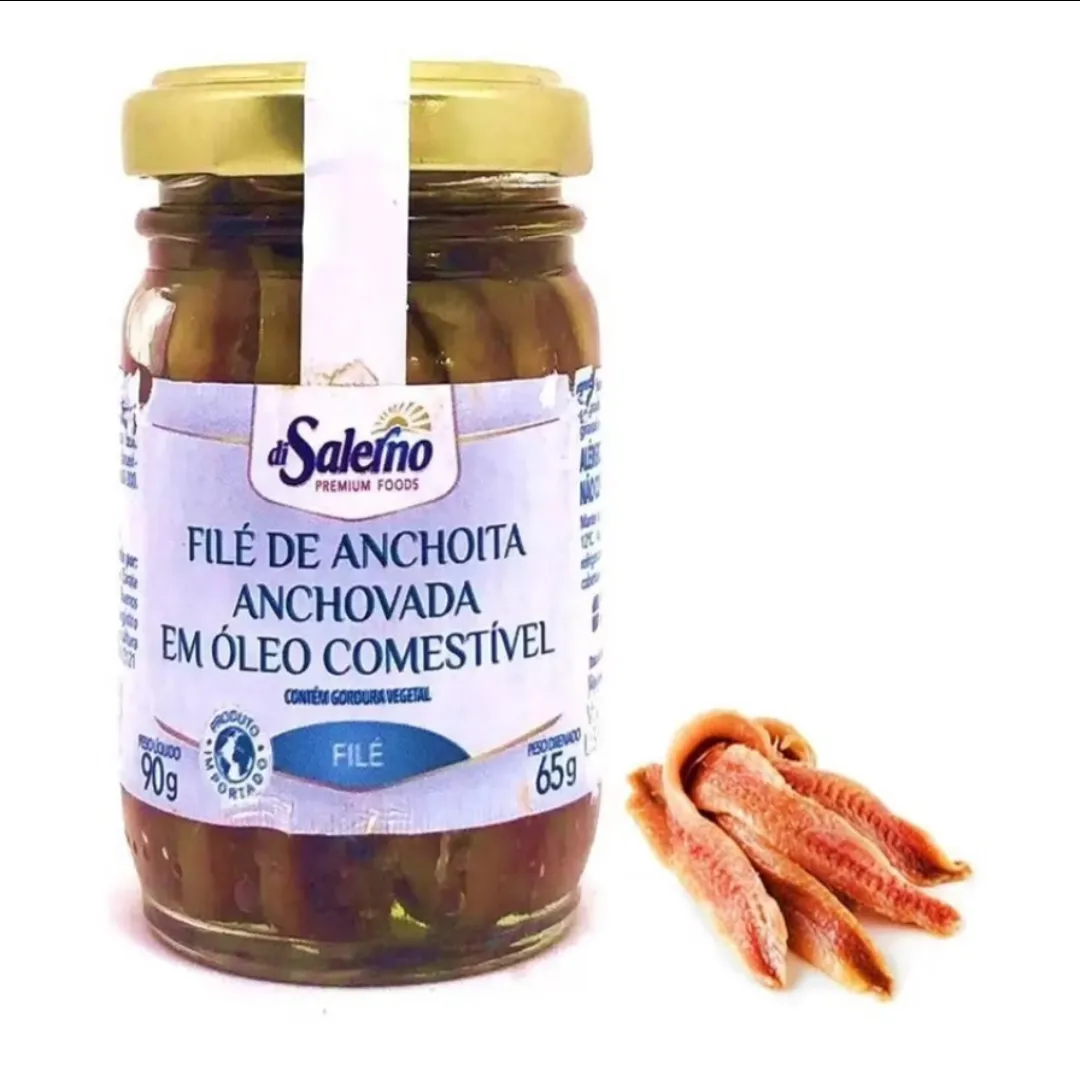 Filé de Anchoitas Argentino- vidro 90g